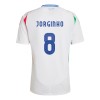 Original Fußballtrikot Italien Jorginho 8 Auswärtstrikot EURO 2024 Für Herren